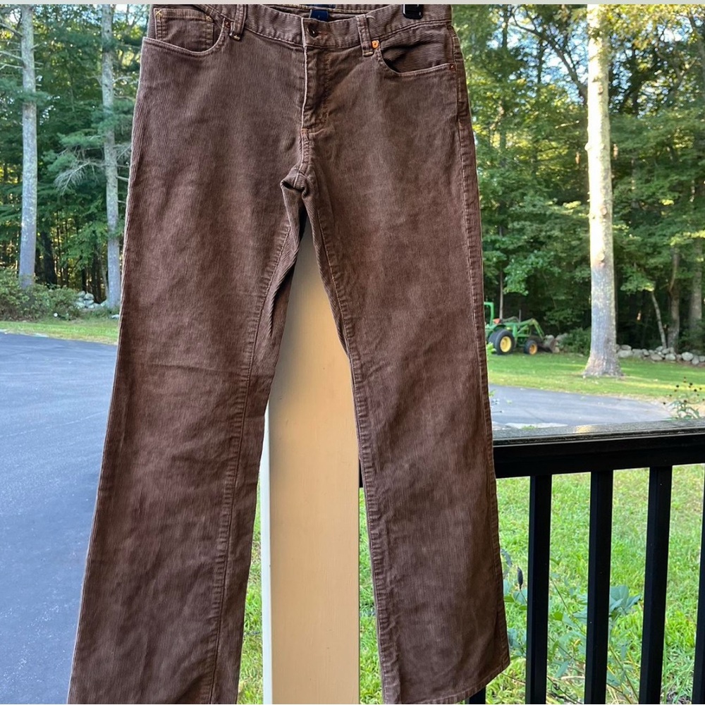 Women’s Brown Corduroy Polo Pants